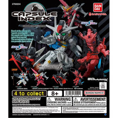 Gundam Capsule Index 2 Gashapon Figure – 1 Random

Discover iconic Mobile Suits in a fun, collectible format with Bandai's Capsule Index 2! This officially licensed Gashapon series features detailed, stylized non-poseable figures inspired by some of the most popular Gundam series. Each figure includes signature weapons and equipment, making them perfect for display or adding to your Gundam collection.

Series 2 combines fan favorites from Mobile Suit Gundam: The Witch from Mercury, Mobile Suit Gundam SEED F
