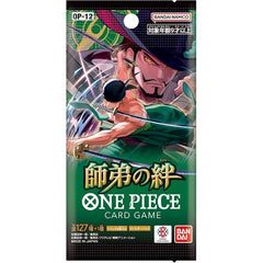 One Piece TCG Japanese Master and Student Bonds OP-12 Booster box (24 packs)
