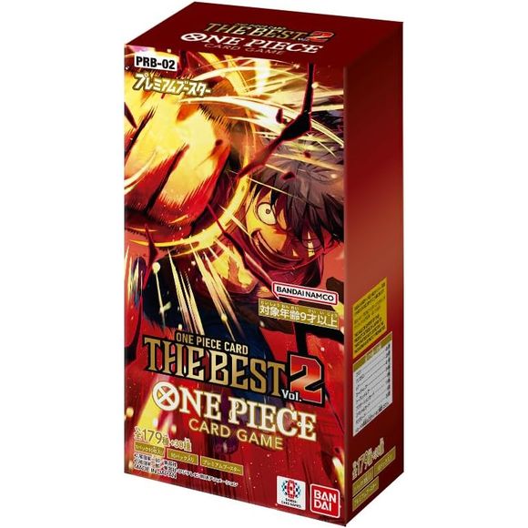 One Piece Japanese TCG "The Best Vol.2" PRB-02 Booster box

[1 pack = 10 cards]
[1 BOX = 10 packs]