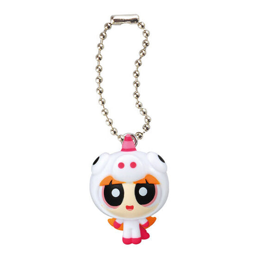 Bandai Gashapon Powerpuff Girls Costume Swing Keychain Gacha Capsule - 1 Random