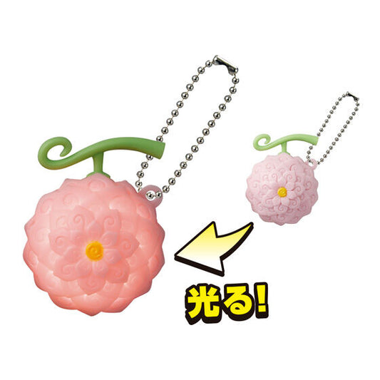 Bandai Gashapon One Piece Devil Fruit No Mi Light 2 Keychain Gacha Figure 1 pc