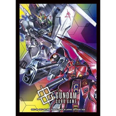 OFFICIAL GUNDAM CARD GAME SLEEVES – Bandai Official Card Sleeves 02 featuring ν Gundam and Sazabi.
