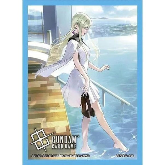 OFFICIAL GUNDAM CARD GAME SLEEVES – Bandai Official Card Sleeves 02 featuring the Goddess of Fortune design.