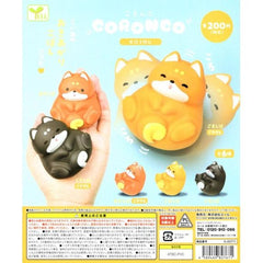 3 types in total.  Soft vinyl rocking puppy figure.

Please note: All orders are random! We cannot guarantee a certain figure or "set".