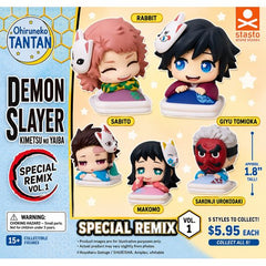 Drift off into dreamland with the Demon Slayer Sleeping Mascot Figure Collection Vol. 1! This adorable series reimagines beloved characters from Demon Slayer: Kimetsu no Yaiba in a cozy, chibi-style sleeping pose. Resting comfortably on soft cushions and featuring charming details inspired by the series, these mini figures capture a peaceful side of your favorite heroes and mentors.

Each figure is beautifully sculpted with expressive faces, vibrant colors, and compact display-friendly sizing, making them p
