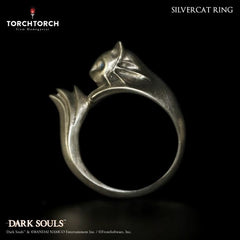 First 4 Figures Dark Souls Ring-Kollektion: Silberkatzenring (Herrengröße 8.5)