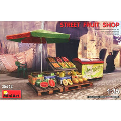 MiniArt Street Fruit Shop 1/35 Scale Plastic Model Kit | Galactic Toys & Collectibles