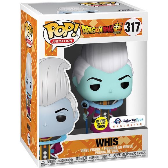 Funko Pop! Animation: DBS- Whis GITD Galactic Toys Exclusive | Galactic Toys & Collectibles