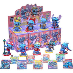 Experience the playful crossover of Marvel and Disney with the Hot Toys Cosbi Marvel x Disney Stitch Figure Blind Box series! This collectible lineup reimagines Stitch in fun Marvel-inspired costumes and character mashups, combining the charm of Disney’s beloved alien with iconic Marvel superhero styles.

Each blind box contains one randomly packed Cosbi figure featuring Stitch dressed as legendary Marvel characters in Hot Toys’ signature stylized design. With vibrant colors, detailed sculpting, and adorabl