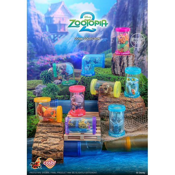 Return to the animal metropolis with the Zootopia 2 Cosbi Collection CBX303 from Hot Toys! This adorable blind box figure series features fan-favorite characters from Disney’s Zootopia universe reimagined in the signature Cosbi chibi style with colorful display capsules and expressive poses.

The collection includes beloved characters such as Judy Hopps, Nick Wilde, Flash, Gazelle, Clawhauser, and more, each packaged inside a fun capsule-style display container inspired by the world of Zootopia. Compact, co