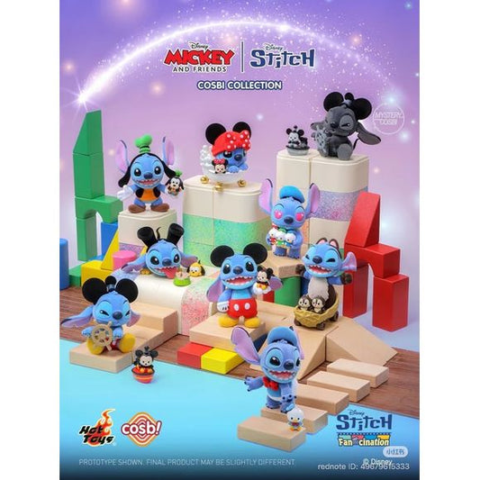Caja Ciega de Figura Hot Toys Cosbi Fan-Cination Mickey & Friends x Stitch