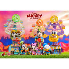 Step right into a magical Disney carnival with the Hot Toys Cosbi Mickey & Friends Ferris Wheel Collection! This adorable blind box series features Mickey Mouse and friends riding colorful Ferris wheel carts alongside themed carnival game and food booths.

Each blind box includes one random collectible figure with detailed display pieces that connect together to build a complete Ferris wheel when the full set is collected. Perfect for Disney fans, Cosbi collectors, and blind box enthusiasts alike!

Please N