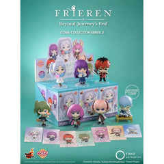 Journey beyond the adventure with the Frieren: Beyond Journey’s End Cosbi Collection Series 2 from Hot Toys! This adorable blind box figure collection transforms the beloved characters from the hit anime into charming Cosbi-style mini figures packed with personality and detailed expressions.

The lineup features fan-favorite characters including Frieren, Fern, Stark, Übel, Aura, and more, all recreated in a stylized chibi design with vibrant colors and display-ready poses. Each figure includes a collectible