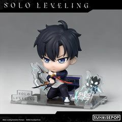 <p><strong>PRE-ORDER: Expected to ship in April of 2027.</strong></p>

<p>The Shadow Monarch takes a seat. Sung Jinwoo from Solo Leveling is captured in a compact, stylized sitting pose in SUNRISEPOP's FigureSIT series.</p><p>This non-articulated vinyl figure comes with a display base and makes a great desk or shelf piece for fans of the hit anime and manhwa.</p><p>Part of the SUNRISEPOP FigureSIT line. Approx. 12 cm / 4.7 inches tall.</p>