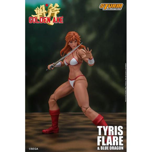 Tyris Flare is the former princess of the Firewood Kingdom, where she lived happily with her parents, the king and the queen. One fateful day, an evil army led by Death Adder invaded her kingdom. Her father and the kingdom’s army tried to fight them off, only to be defeated. Only three citizens of Firewood Kingdom escaped the terrible carnage that ensued: Tyris, Gillius Thunderhead and Ax Battler.