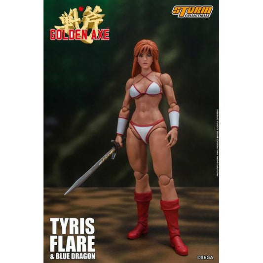Storm Collectibles Golden Axe Tyris Flare and Blue Dragon 1/12 Scale Figure Set