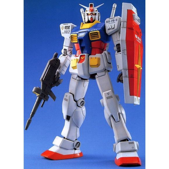 Bandai Hobby Mobile Suit Gundam RX-78-2 Gundam Ver. 1.5 MG 1/100 Model Kit | Galactic Toys & Collectibles