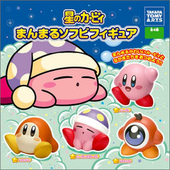 A palm-sized, colorful Kirby soft vinyl figure, stands approximately 5cm. The lineup includes: Kirby, Kirby (Sleep), Waddle Dee, and Waddle Doo. Collect all 4!

This contains one random figure in a gashapon ball.