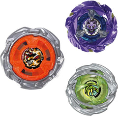 Takara Tomy Japanese Beyblade X UX-21 HellsNether Deck Set (3 Beys)