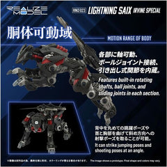(PRE-ORDER: February 2027) Takara Tomy Realize Model Zoids RMZ-023 Lightning Saix Irvine Special 1/100 Scale Model Kit