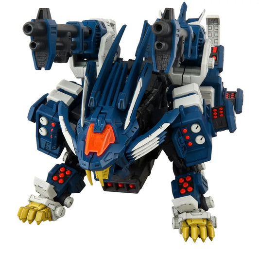 <p><strong>PRE-ORDER: Expected to ship in July 2027.</strong></p>
<p>From <em>Zoids Battle Films</em> comes the Blade Liger Panzer (ZBF) as part of Takara Tomy's Realize Model series!</p>
<p>This 1/100 scale action plastic model kit builds on the highly articulated Blade Liger platform with newly colored parts and Panzer Unit components inspired by its appearance in the animation. The full-body articulation allows for roaring, sprinting, and battle poses.</p>
<p>By swapping the Hybrid Cannon and Laser Blade