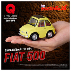 (PRE-ORDER: JUL 2027) Takara Tomy Lupin III The Castle of Cagliostro Q VILLAGE QV-08 Fiat 500 Set