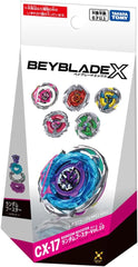 Takara Tomy Beyblade X CX-17 Random Booster Vol. 10

Expand your Beyblade X collection with CX-17 Random Booster Vol. 10 from Takara Tomy!

Each sealed Random Booster contains one of six possible Beyblades, each featuring a special color combination and parts configuration. The exact Beyblade inside is random, making every package a surprise and giving collectors the chance to chase the featured rare configuration shown on the package.

CX-17 is part of Takara Tomy’s Beyblade X Custom Line (CX) and is fully