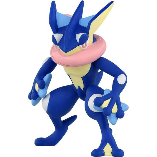 Greninja gets a Moncolle release in MS size!

Moncolle is a series of high quality figures that fully reproduce the appearance of Pokemon. From the top of the head to the back, side, and all the way to the soles of the feet, Greninja has been faithfully reproduced in detail.

[Size]: About 3-4cm tall
