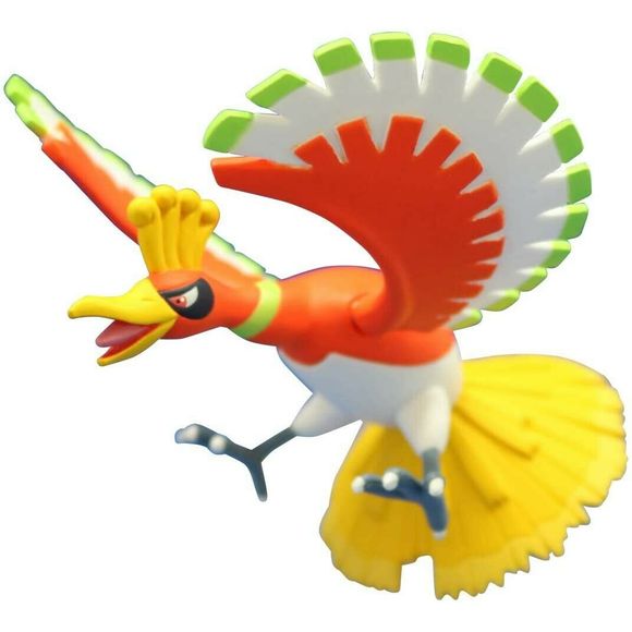 -[Houou] appears in Moncolle!
-You can play with moving wings.
-Moncolle is a series of high quality figures that fully reproduce the appearance of Pokemon.
-Since it is faithfully reproduced from the top of the head to the back, side, and soles, if you pick it up, you may notice a new secret of [Houou]!
-Size will be ML size (about 10cm).