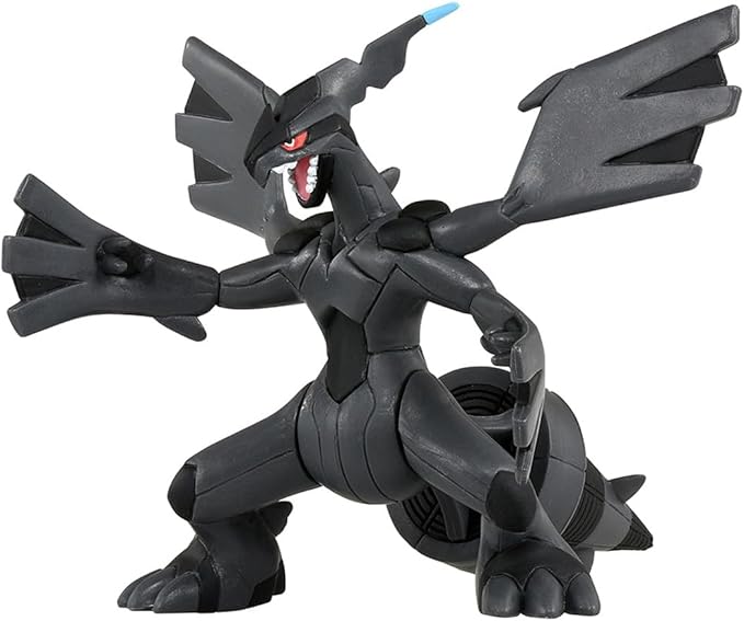 Zekrom joins the "Pokemon" MonColle (Monster Collection) lineup from Takara Tomy! These high-quality figures perfectly reproduce the appearance of your favorite Pokemon, from the top of the head to the back, sides, and even the soles of their feet. Their compact size makes them easy to collect and display -- order yours today!

[Figure Size]: Approximately 10cm tall