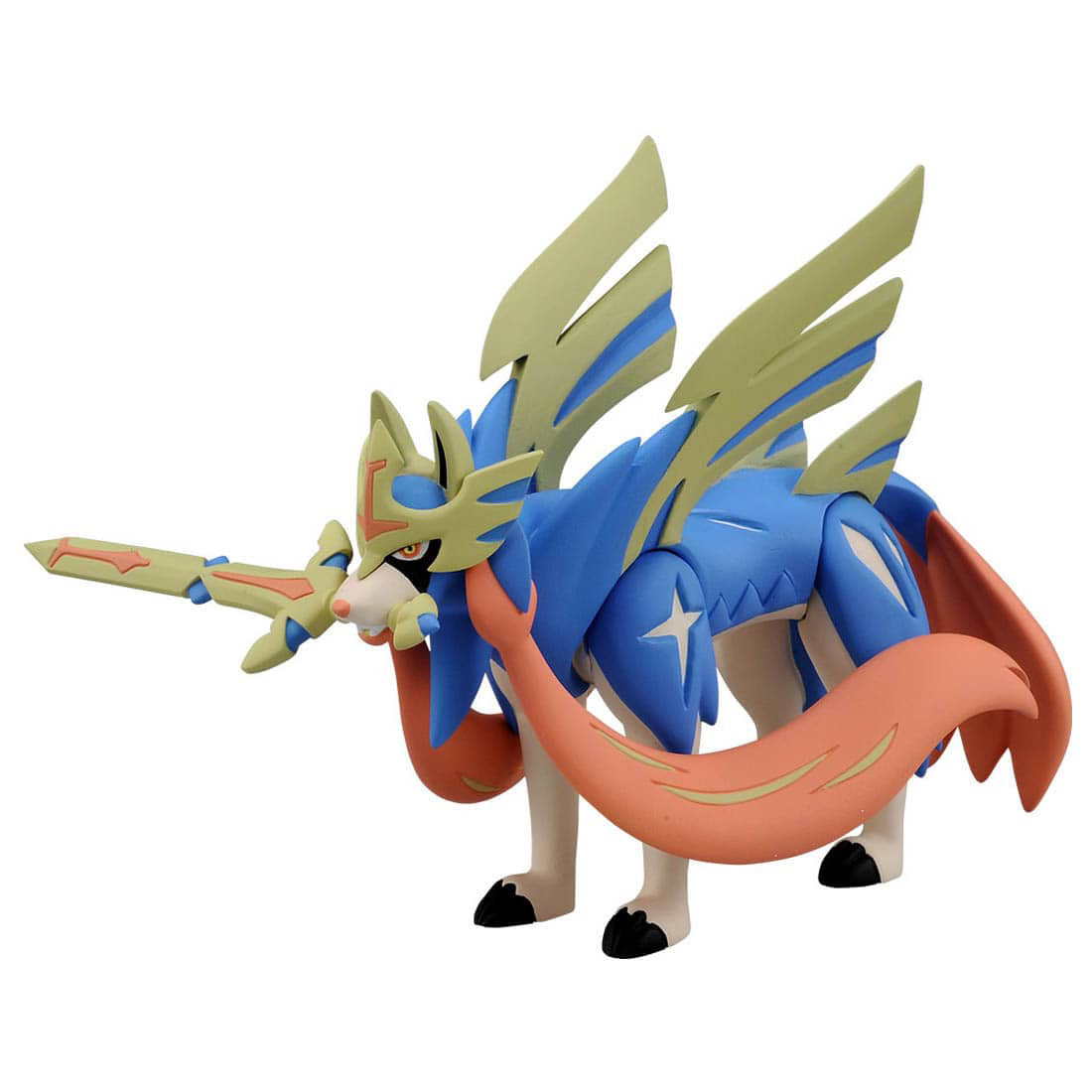 Zacian joins the "Pokemon" MonColle (Monster Collection) lineup from Takara Tomy! These high-quality figures perfectly reproduce the appearance of your favorite Pokemon, from the top of the head to the back, sides, and even the soles of their feet. Their compact size makes them easy to collect and display -- order yours today!

[Figure Size]: Approximately 10cm tall