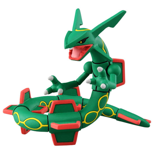 Introducing Rayquaza to the MonColle ML Lineup!

MonColle is a series of high-quality figures that perfectly replicate the appearance of Pokemon in a mini size. From head to toe, from the top to the back, every detail is faithfully recreated. When you hold it in your hand, you might discover new secrets about Rayquaza!

This figure was created in MonColle ML size (approximately 10cm).