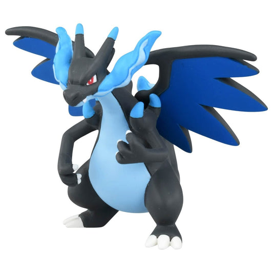 From the MonColle series comes this new vinyl figure of Mega Charizard X! This awesome vinyl figure series is a perfect way to display a collection of Pokemon. With a screen-accurate design and color-palette, this awesome figure is perfect for fans of this Pokemon. Collect a wide variety and display your dream Pokemon collection!