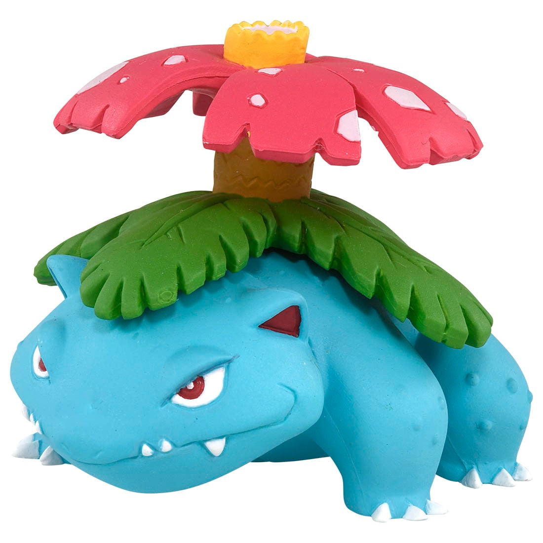 Display a huge collection of Pokemon with the MonColle series of Pokemon vinyl figures. This series is designed with collectability in mind, meaning nearly every Pokemon is represented in the series, and they're all in a consistent scale with each other! This is the Venusaur, who is recreated to look accurate to their appearances in the game and anime, with vibrant colors. Display your favorite Pokemon with this awesome series!