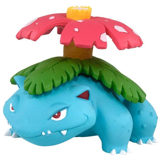 Display a huge collection of Pokemon with the MonColle series of Pokemon vinyl figures. This series is designed with collectability in mind, meaning nearly every Pokemon is represented in the series, and they're all in a consistent scale with each other! This is the Venusaur, who is recreated to look accurate to their appearances in the game and anime, with vibrant colors. Display your favorite Pokemon with this awesome series!