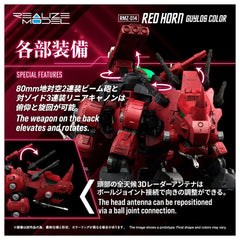 (PRE-ORDER: JUL 2027) Takara Tomy Zoids Realize Model RMZ-014 Red Horn Guylos Color 1/100 Model Kit (Rerun)