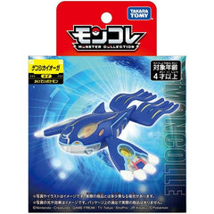 Moncolle is a series of high quality figures that fully reproduce the appearance of Pokemon. From the top of the head to the back, side, and all the way to the soles of the feet, Kyogre has been faithfully reproduced in detail.

[Size]: About 4cm tall and 12cm in length.