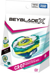 Takara Tomy Beyblade X CX-07 Pegasus Blast AT Starter Set

Take to the stadium with Pegasus Blast AT, a Beyblade X release from Takara Tomy’s Custom Line (CX) series.

CX-07 Pegasus Blast AT features a fast, aggressive design with a striking white, teal, and neon yellow color scheme. Built for dynamic movement and high-speed X-Dash action, Pegasus Blast is designed to keep battles fast and unpredictable.

This is a complete Starter Set, so it includes the launcher needed to get into battle right away.