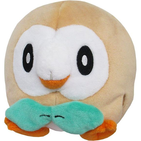 Sanei Pokemon All Star Collection PP54 Rowlet 4.5-inch Stuffed Plush | Galactic Toys & Collectibles