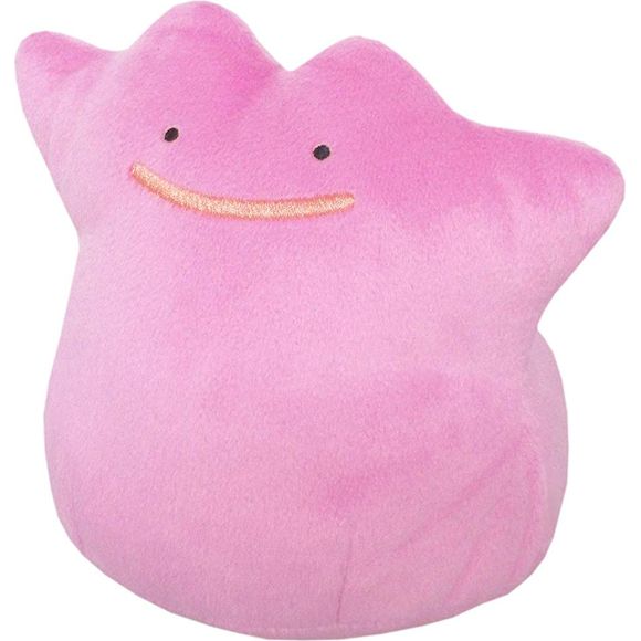Sanei Pokemon All Star Collection PP109 Ditto 5.5-inch Stuffed Plush | Galactic Toys & Collectibles