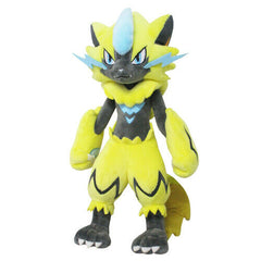 From Pokemon "All Star Collection" series 9 comes a cute little plush of Zeraora! He measures about 11" tall and 5" wide.