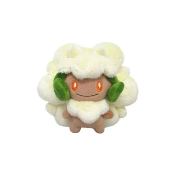 Whimsicott joins Sanei Boueki's "Pokemon All Star Collection" of small-sized plush dolls! Its petite size makes it easy to display on shelves, car dashboards, or just about anywhere else you can think of.  He measures about 15cm (6") wide, 10.5cm (4.1") long, and 14cm (5.5") high.