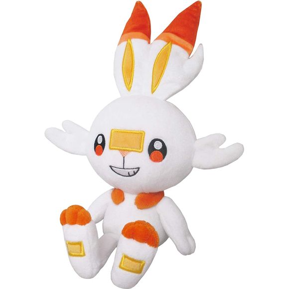Sanei Pokemon Sword &Shield All Star Collection Scorbunny 6-inch Stuffed Plush | Galactic Toys & Collectibles