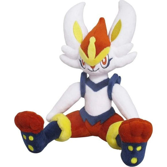 Sanei Pokemon All Star Collection PP177 Cinderace 8-inch Stuffed Plush | Galactic Toys & Collectibles