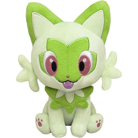 Sanei Pokemon All Star Collection PP223 Sprigatito 7-inch Stuffed Plush | Galactic Toys & Collectibles