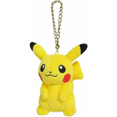 Sanei Pokemon Pikachu 4-inch Mini Plush Keychain | Galactic Toys & Collectibles