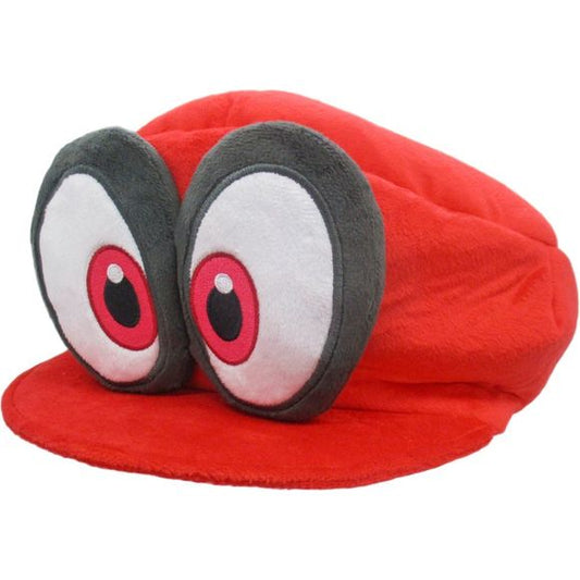 "Cappy" comes directly from the game Nintendo Switch, from the game of Super Mario Odyssey! Now you can play walking and travel the world with Mario's hat! Approximately 28cm wide, 37cm deep, 10cm tall; fits heads between 53cm and 60cm.