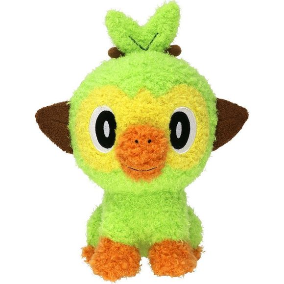 Sekiguchi Pokemon Moko Moko Fluffy Grookey 9-inch Stuffed Plush | Galactic Toys & Collectibles