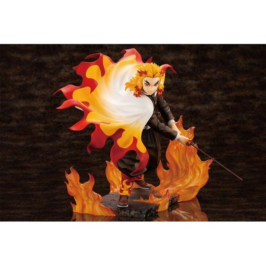 Kotobukiya Demon Slayer ARTFX J Kyojuro Rengoku 1/8 Scale Figure Statue | Galactic Toys & Collectibles