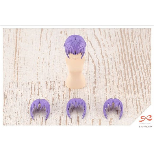 Kotobukiya Sousai shojo teien After School Short Wig Hair Type A Orange & Purple Model Kit | Galactic Toys & Collectibles